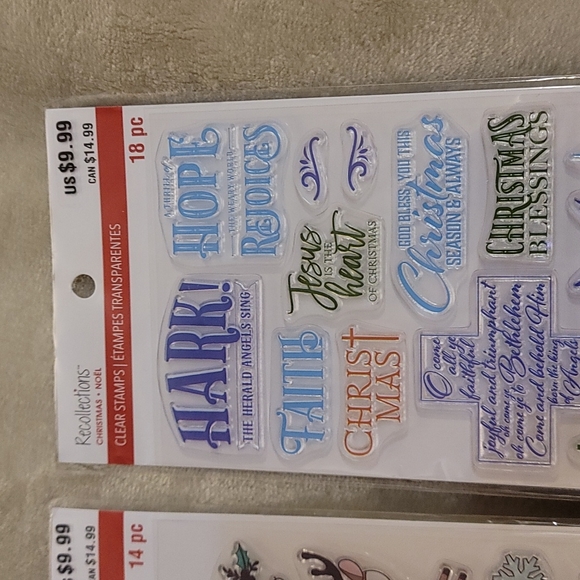 Recollections Christmas Clear Stamps - Picture 6 of 8